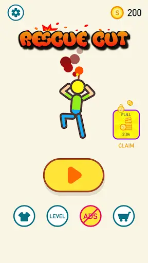 Rescue Rope Cut Game screenshot 2