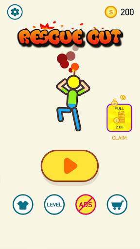 Rescue Rope Cut Game screenshot 2