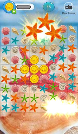 Sea Beach Blast: Ocean Mania Crush Puzzle match 3 screenshot 5