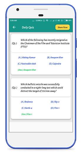 Daily Quiz 2019 (Hindi & English) screenshot 7
