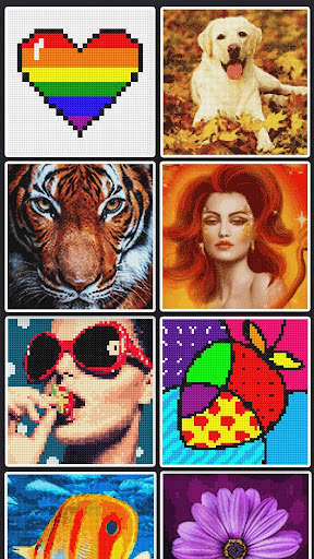 Cross Stitch: Color by Number 1 تصوير الشاشة