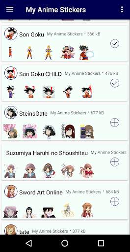 My Anime Stickers for WhatsApp screenshot 7