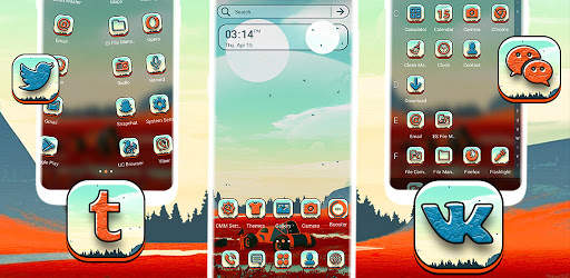 Valley Painting Launcher Theme screenshot 6