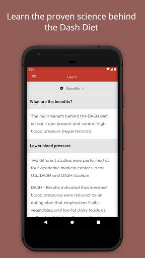 My Dash Diet: Food Tracker and Low Sodium Recipes скриншот 7