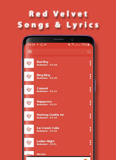 Red Velvet Offline Songs & Lyrics screenshot 1