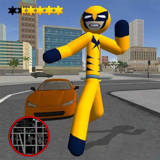 Wolveine Stickman Rope Hero Miami Mafia Simulator 1.0
