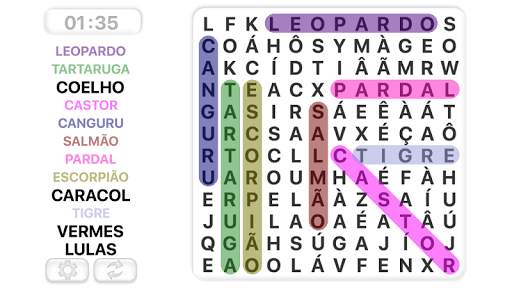 Caça Palavras português screenshot 3