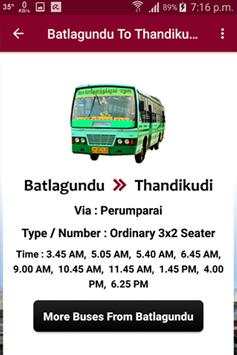 Batlagundu Bus Info screenshot 6