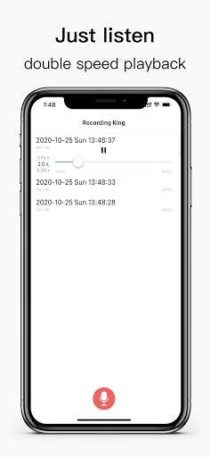 Recording king - Easy to use recorder screenshot 2