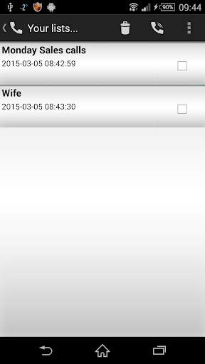 Call list,saves time and life! 4 تصوير الشاشة