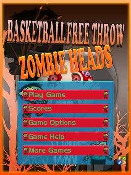 Basketball Free Throw: Zombie screenshot 4