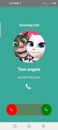 Tom And Angela Fake Call - Prank Video Call Angela screenshot 2