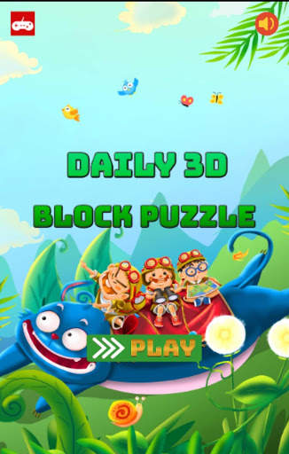 Daily 3D Block Puzzle स्क्रीनशॉट 1