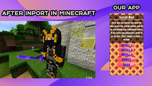 Samurai Mod Minecraft PE screenshot 3