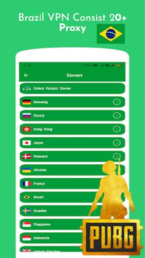 Brazil VPN: Secure Fast VPN With Unlimited Proxy स्क्रीनशॉट 1