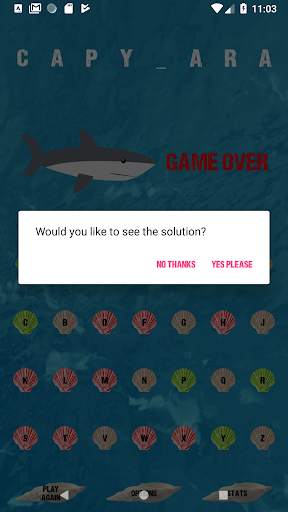 Hangman (Shark Attack) screenshot 5