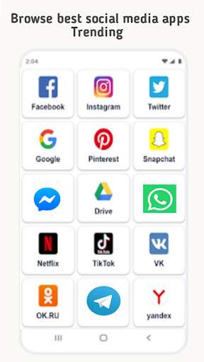 All Social Media & Network In One App &  Messenger screenshot 2
