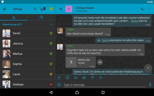 VIPole Secure Messenger screenshot 9