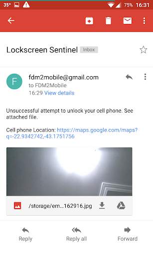Lockscreen Sentinel screenshot 4