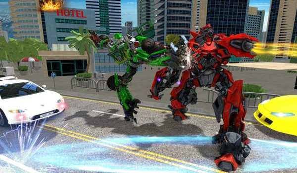 Angry US Robot Transform: Earth Wars screenshot 14