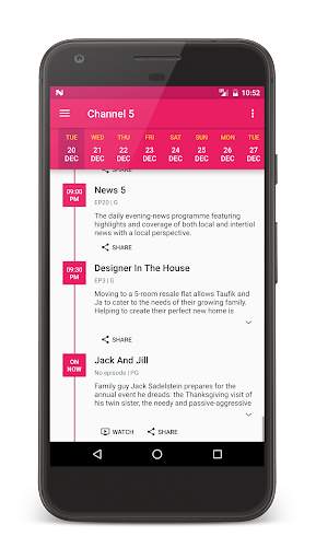 SG TV Guide screenshot 5