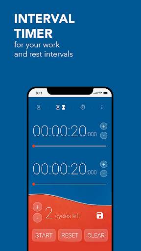 Elo Timer - Timer, Stopwatch & Interval Timer 3 تصوير الشاشة