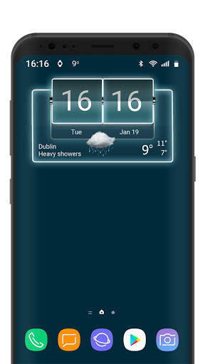 3D Flip Clock Theme Pack 04 screenshot 8