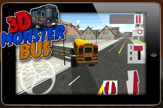 3D Monster Bus Simulator 2015 screenshot 15