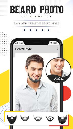 Beard Photo Editor - Beard Man Style & Maker screenshot 2