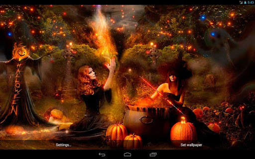 Magic Halloween Free Live Wallpaper screenshot 8