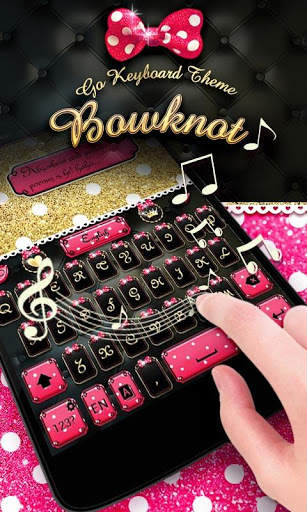Bowknot GO Keyboard Theme screenshot 3