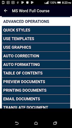 Learn MS Word (Basic & Advance) screenshot 6
