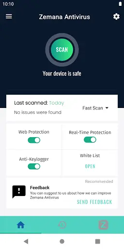 Zemana Antivirus 2021: Anti-Malware & Web Security screenshot 1