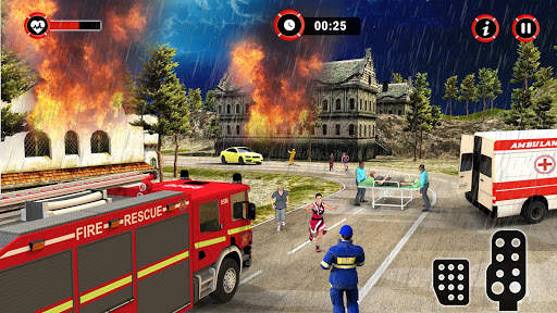 Hurricane Rescue Simulator 2018 - Ambulance Rescue screenshot 3