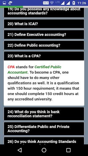 Accounting Interview Questions скриншот 4