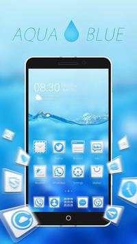 Aqua Blue GO Launcher Theme screenshot 1