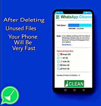 WhatsApp Cleaner Lite screenshot 2
