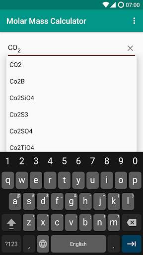 Molar Mass Calculator screenshot 5