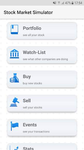 Stock Market Simulator screenshot 1