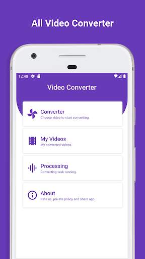 All Video Converter - mp3, mp4 screenshot 1
