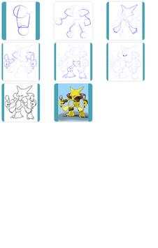 How to Draw All Pokemon Go Characters screenshot 5