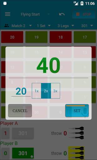 Darts Scorecard 8 تصوير الشاشة