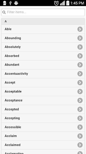 Positive Words screenshot 2