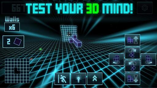Kyoobix - 3D Cube Grid Arcade screenshot 2