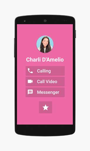 Charli D'Amelio Video Call - Chat Simulator screenshot 3