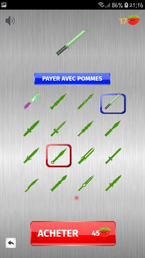 master pisau: bola terobosan screenshot 6