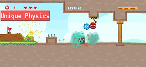 Ball V - Red Bounce Ball 5 screenshot 4