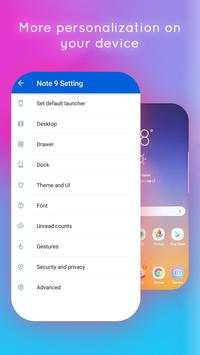 Launcher for Note 9 - Galaxy Theme screenshot 5
