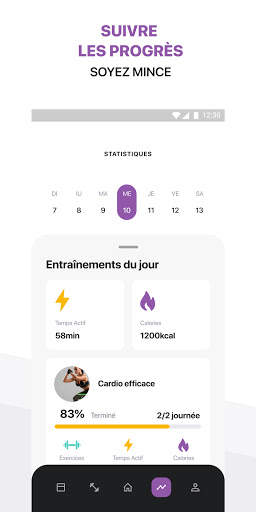 Entraîneur s'entraîner à la maison perdre du poids screenshot 5