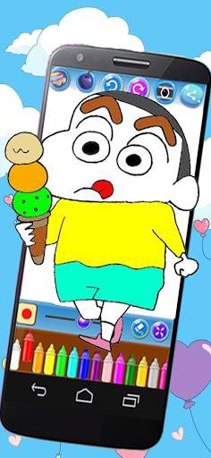 shinchan for coloring screenshot 3